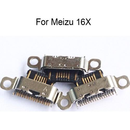 2 PCS Replacement For Mei zu 16X 16x Charger Connector Parts Repair Spare Parts Meizu16X USB Dock Charging Port For Meizu16 X