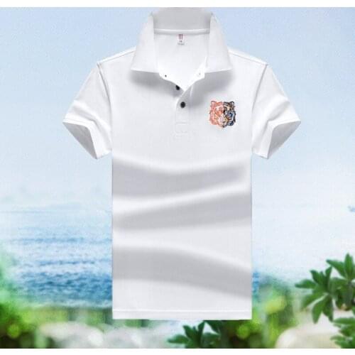 2021 New Summer Embroidery Mens Polo Shirt Casual Short Sleeve Large Size M-4XL Camisas Polo Korean Fashion Sportswear Polos Men
