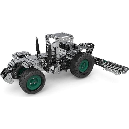 910Pcs 3D Metal Puzzle Gear Drive Model Kit Hay Mower Diy Assembly Toys Kids Birthday Toy Drop Shipping