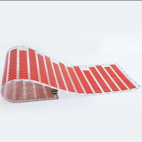 45*11CM Automobile LED Equalizer Car Interiror Atmosphere Music Rhythm EL Sheet Sticker Glow Flash Panel Flashing Light