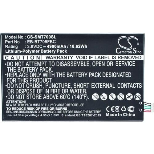 CameronSino for Samsung Galaxy Tab S 8.4 SM-T700 SM-T705 SM-T705C SM-T705Y SM-T707 SM-T707A SM-T707V SM-T705M battery