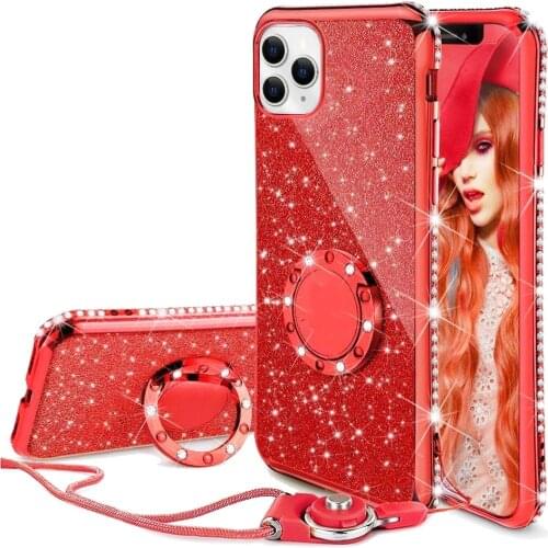 Silicone Phone Case For Huawei honor V30 8 8X 9 V 10 Lite V20 20 Pro Bling Cover For Huawei Nova 6 2 i 3e 3i 4e 5i 5 Pro Y9 2018