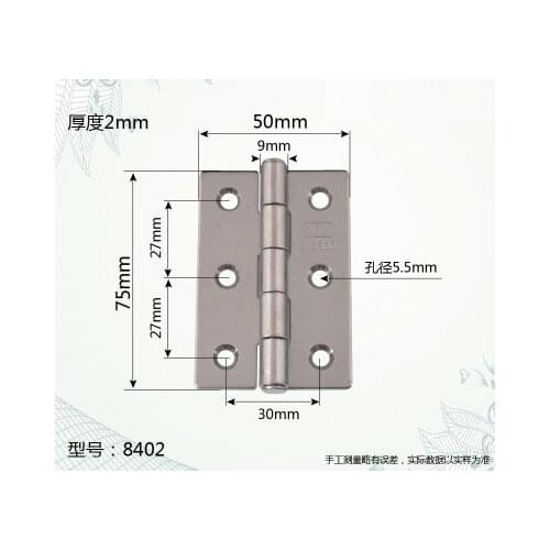 Fitting 304 Stainless Steel Cabinet Hinge Electric Box Hinge Industrial Equipment Stainless Steel Hinge