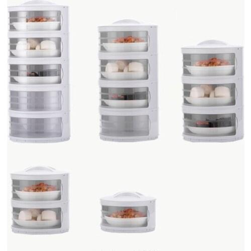Cookware Anti-Fly Vegetable Cover For Household Dustproof And Thermal Insulation Multi-Layer Fresh-Keeping Meal Keep Warm Cover