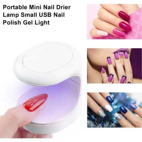 Mini nail phototherapy lamp UV Ultraviolet Sunlight Curing Machine Nail Polish Dryer Baking Lamp Tools USB Interface