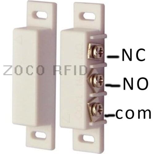 NC and NO two kinds type Wired Metal Roller Shutter Door Magnetic Contact Switch Alarm Door Sensor for Home Alarm System