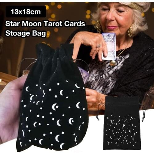 Newest 13x18CM Storage Bag Board Games Tablecloth Storage Bag Tarot Card Drawstring Package Desk Cards Container Bags Game