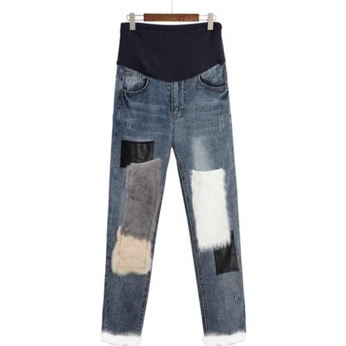 New Maternity Jeans Pregnant Women Denim Femme Enceinte Pregnant Pants 6MJ005