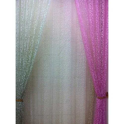 CS 68 New Hot Sale European Classical Style Tulle Window Screens Balcony Curtain fabric Panel Sheer Scarfs Wholesale Kimisohand