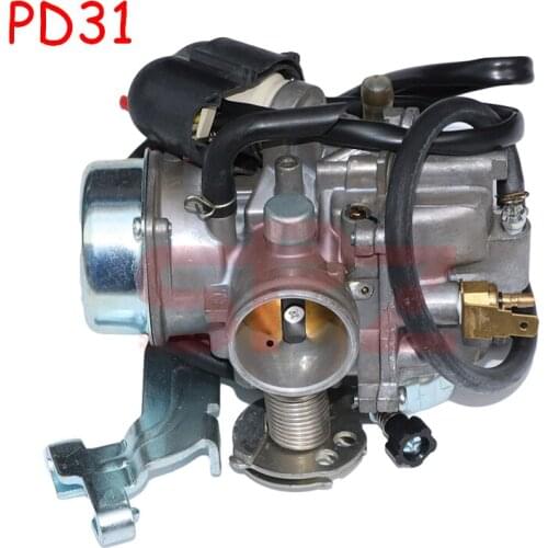 PD31 31mm Electric Throttle Carburettor is suitable for China 300cc Flyshen Linhai Moped ATV Motorcycle HK-104-1