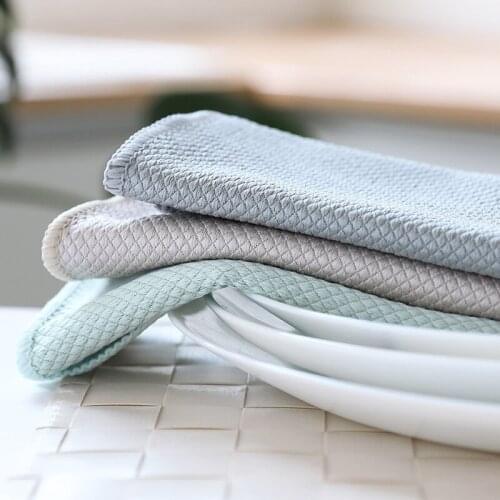 Glass Cleaning Towel Kitchen rags Absorbent Cleaning Cloth Home Cleaning Cloth Bowl Washing Dish Kitchen Cleaning towel