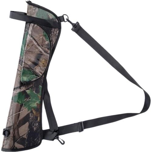 Target Hunting Archery Quiver Back Hip Waist Bag Arrow Bow Holder Pouch Hunting Storage Bag Pouch Belt Strap Hunting Accessories