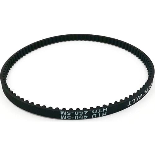 Customize 7mm Width Rubber Synchronous Belt HTD450-5M / 90 Tooth 450mm Timing Belt Arc Tooth Rubber Belt HTD5M-450