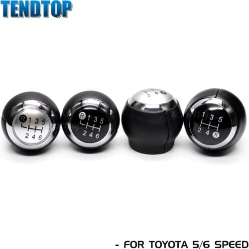 Car 5 6 Speed Lever Gear Stick Shift Knob pen Headball For Toyota Corolla 1.8MT Verso Auris Yaris D4D URBAN RAV4 2007 - 2013