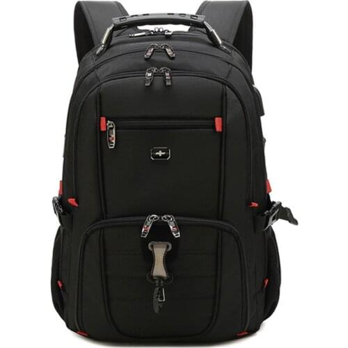 50L Large Capacity Laptop Backpacks Waterproof Travel Knapsack With USB Charging Port Fit 17 Inch Laptops for Men Women Rucksack