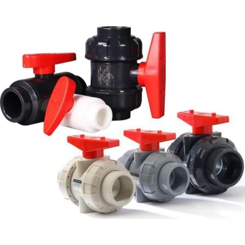 SANKING Aquarium BALL VALVE 50mm 63mm PVC True Union Ball Valve Pipe Fitting Fish Tank Adapter Water Pipe Connector