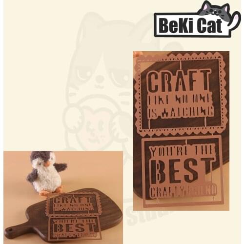 Slimline and Tag Words Stars Metal Cutting Dies Stencils for DIY Scrapbooking photo album Decorative DIY Paper Cards