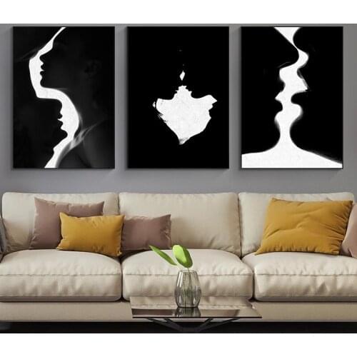 Modern Fashion Sexy Women Canvas Painting Wall Art Nordic Posters and Prints Wall Pictures for Living Room Decor Frameless
