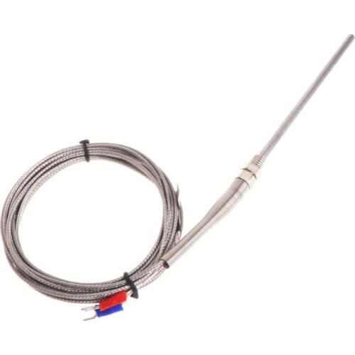 3m/10ft K type Thermocouple 100mm Probe Stainless Steel High Temperature Sensor 193B wholesales