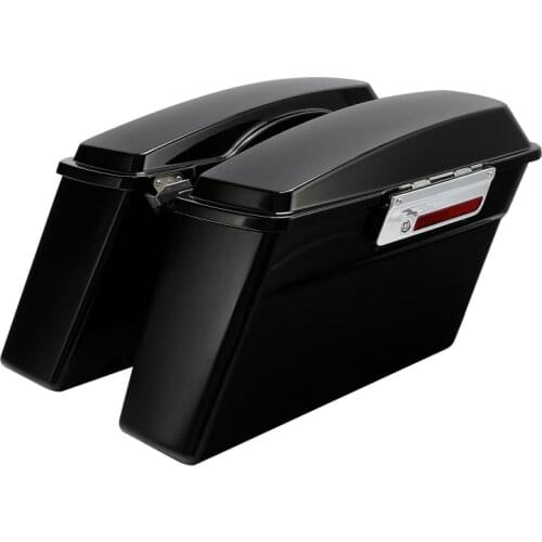 Motorcycle Hard Saddle Bags Saddlebag For Harley Touring Road King Road Glide Electra Glide 1994-2013