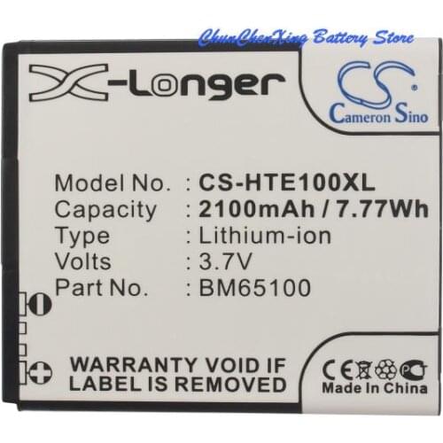 Cameron Sino High Quality 2100mAh Battery 35H00213-00M, BM65100 for HTC 0PCV200, 0PO100, 603e, A11, CSN,Desire 320, HTC0PCV1AVMU