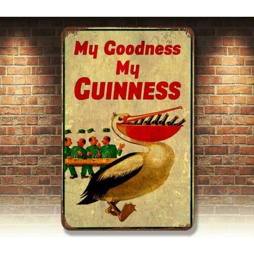 Animal Vintage Retro Metal Tin Signs Wall Plaques Bar Club Pub Plates Home Decor