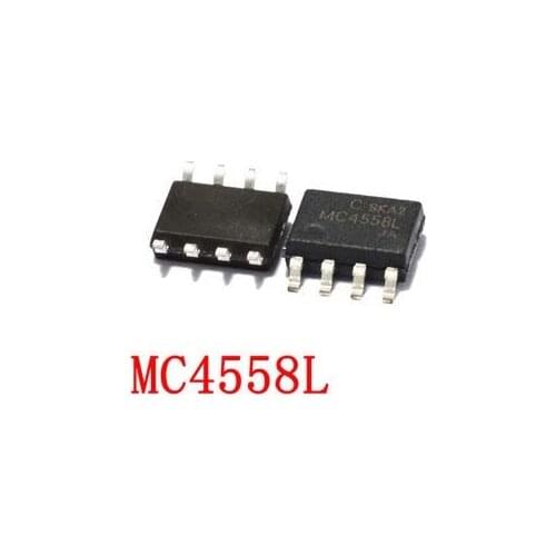 10pcs MC4558L SOP8 MC4558 SOP 4558 SOP-8 Operational Amplifier