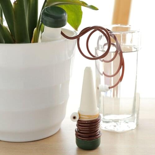 2Pcs/Set Automatic Flower Watering Device Household Drip Irrigator Flower Potted Watering Device Gardening Tools