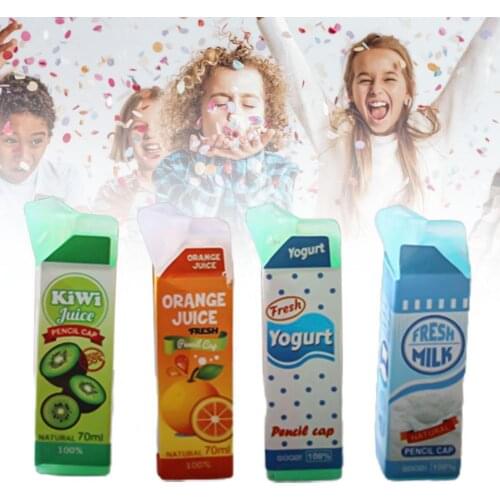 4Pcs Dollhouse Three-dimensional Miniature Mold Boxed Fruit Milk Model Toys