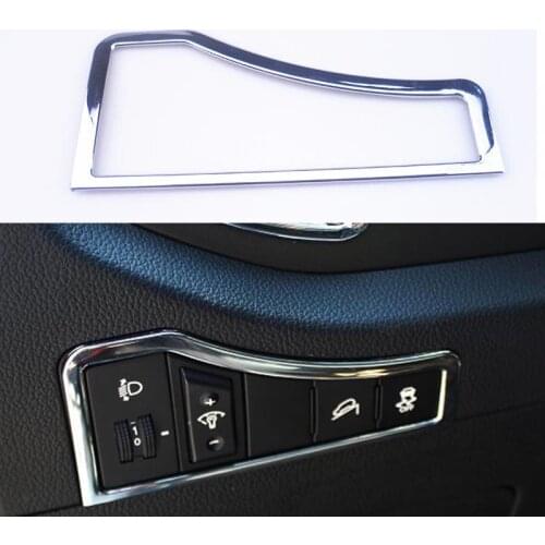 ABS Accessories For 2011-2015 KIA Sportage R Headlights Push Button Switch Cover Inner Frame Panel Trim Auto-styling