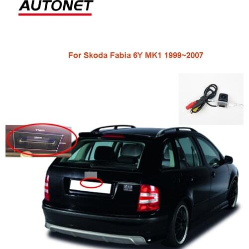 Autonet car rear view camera For Skoda Fabia 6Y MK1 1999~2007 reverse camera /license plate led car camera