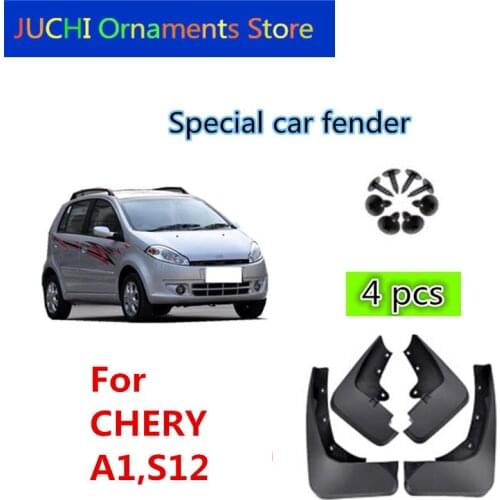 Car Fender Mudguard Splash Flaps Mud Guard Mudflap Accessories for Chery A1, Chery S12