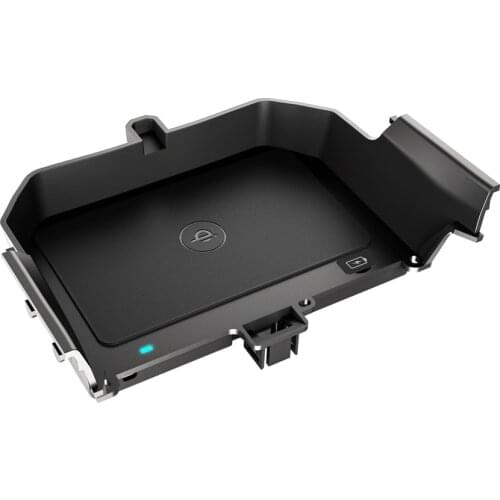 Aotsr QI Wireless Car Charger For BMW 5-series 2018 Intelligent Infrared Fast Wireless Charging Phone Holder For iPhone Samsung