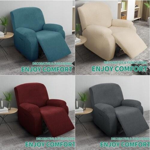 Lazy boy Recliner Chair Cover All inclusive Massage Lounge Sofa Cover Wingback Armchair Sofa Elastic Cover Single Couch Cover