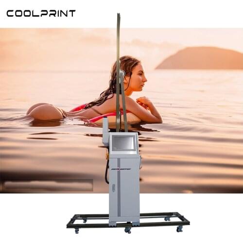 CMYKW UV Ink Vertical Wall Printer Machines 3D Robot Wall Pen Machine Printer