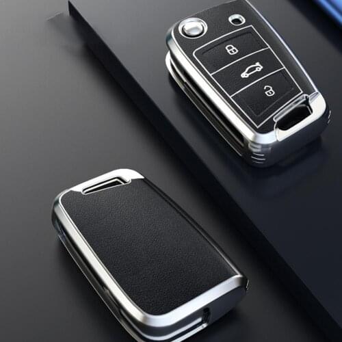For Volkswagen Golf 7 MK7 Tiguan For Skoda Octavia A7 Superb Rapid Kodiak Car Key Protector Key Ring Key Ring Car Key Decoration
