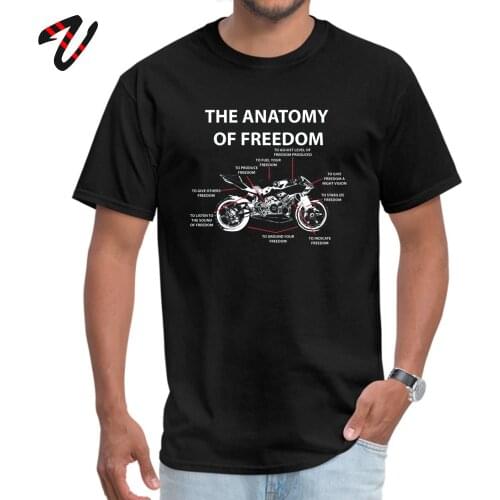Anatomy Of Freedom T Shirt Men Tees Funny O Neck Casual Tshirt Motorbike Eminem Mens T-Shirt Family T Shirt Drop Shipping
