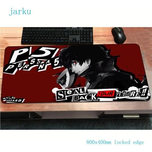 Persona 5 mousepad gamer High-end 800x400x3mm gaming mouse pad locrkand notebook pc accessories laptop padmouse ergonomic mat