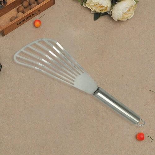Multi-Purpose Food Grade Stainless Steel Cooking Steak Shovel BBQ Burning Fried Fish Rice Shovel Spatula Kitchen Baking tool