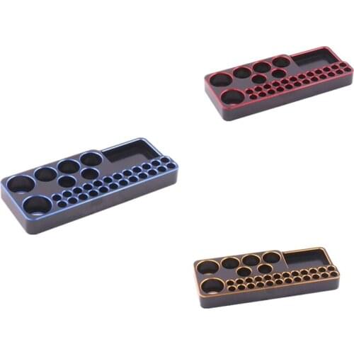 Metal Hexagon Screwdriver Tool Storage Tray Socket Holder for RC Model Car Boat Airplane Axial SCX10 Traxxas TRX4