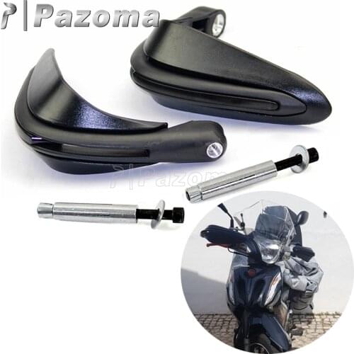 PAZOMA Supermoto Universal ATV Drit Bike 7/8" Matte Black Handguard Raptor Hand Guards For Suzuki YZ WR XR DT KLX CRF RMZ DRZ