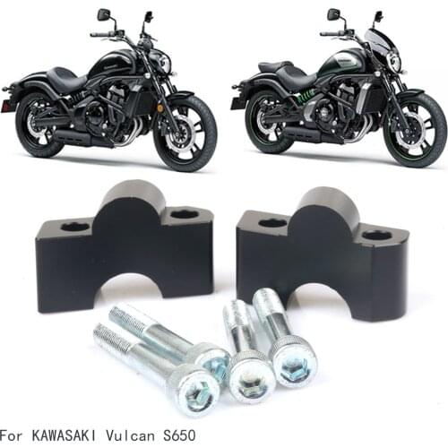 For KAWASAKI Vulcan S 650 S650 VN650 VN 650 Motorcycle Handlebar Riser Up Backs Moves Bracket Kit Handle Bar Riser Mount Clamp
