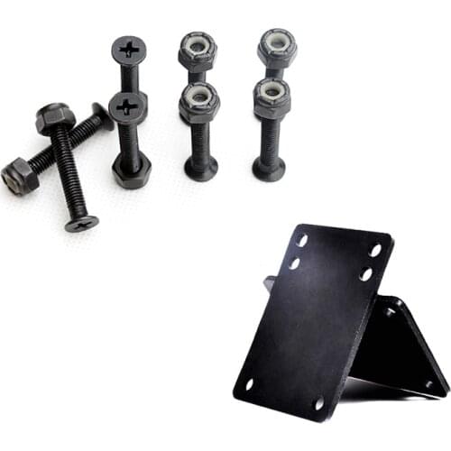 3mm Skateboard Rubber Gasket 29mm Black hardware Bolts Skateboard Parts Double Rocker Parts