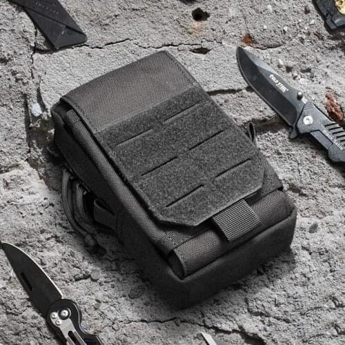 Tactical EDC Pouch Molle Utility Pouches Gadget Organizer Phone Holder Waist Pack IFAK Bag Tool Holster Pocket Gadget Waist Pack