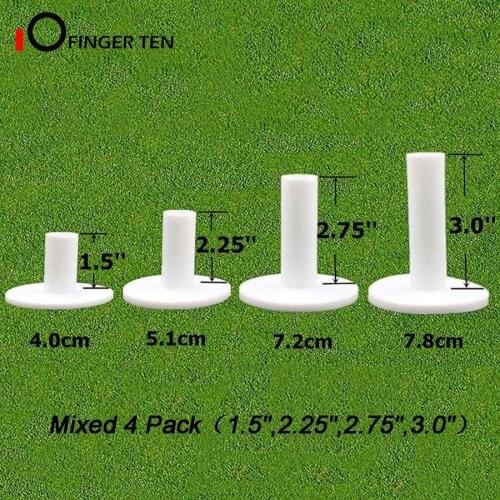 4 pcs Golf Rubber Tees Driving Range 2.25" 2.75" 3.0" 3.13" Different Size for Indoor Outdoor Practice Mat