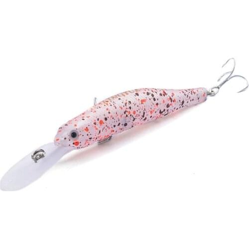 1PCS Sinking Minnow Fishing Wobbler 120mm 13g Deep Water Crankbait Long Shot Fishing Lure Quality Hooks Artificial Bait Tackle