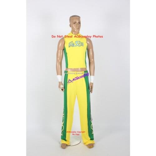 Yellow and green Eddy Gordo Cosplay Costume include belt acgcosplay costume