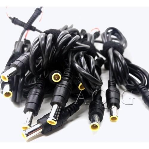 10pcs DC 6.0 x 4.4 6.0*4.4mm Power Supply Plug Connector With Cord / Cable For Sony Laptop Adapter