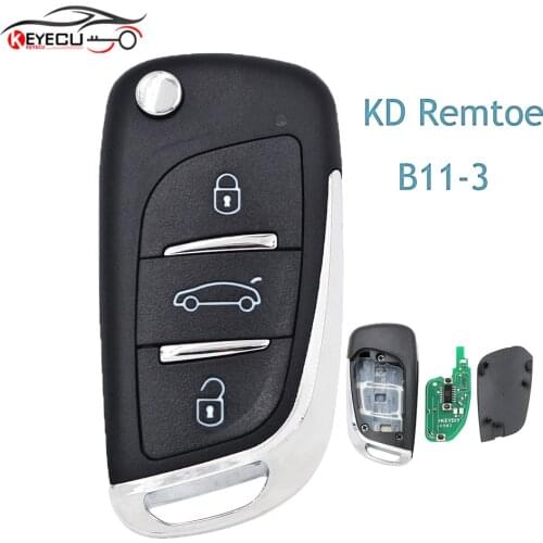 Keyecu Universal Remote B-Series 3 button for KD900 KD900+ URG200, KEYDIY Remote for B11