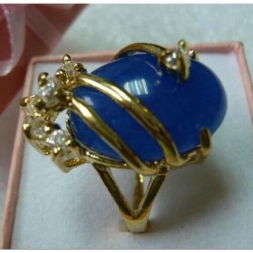 Free Shipping charmming blue ring (#7 8 9) 5.29